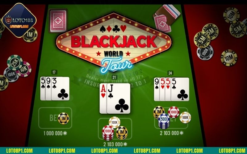 Cách thức hoạt động của một ván bài Blackjack Loto188